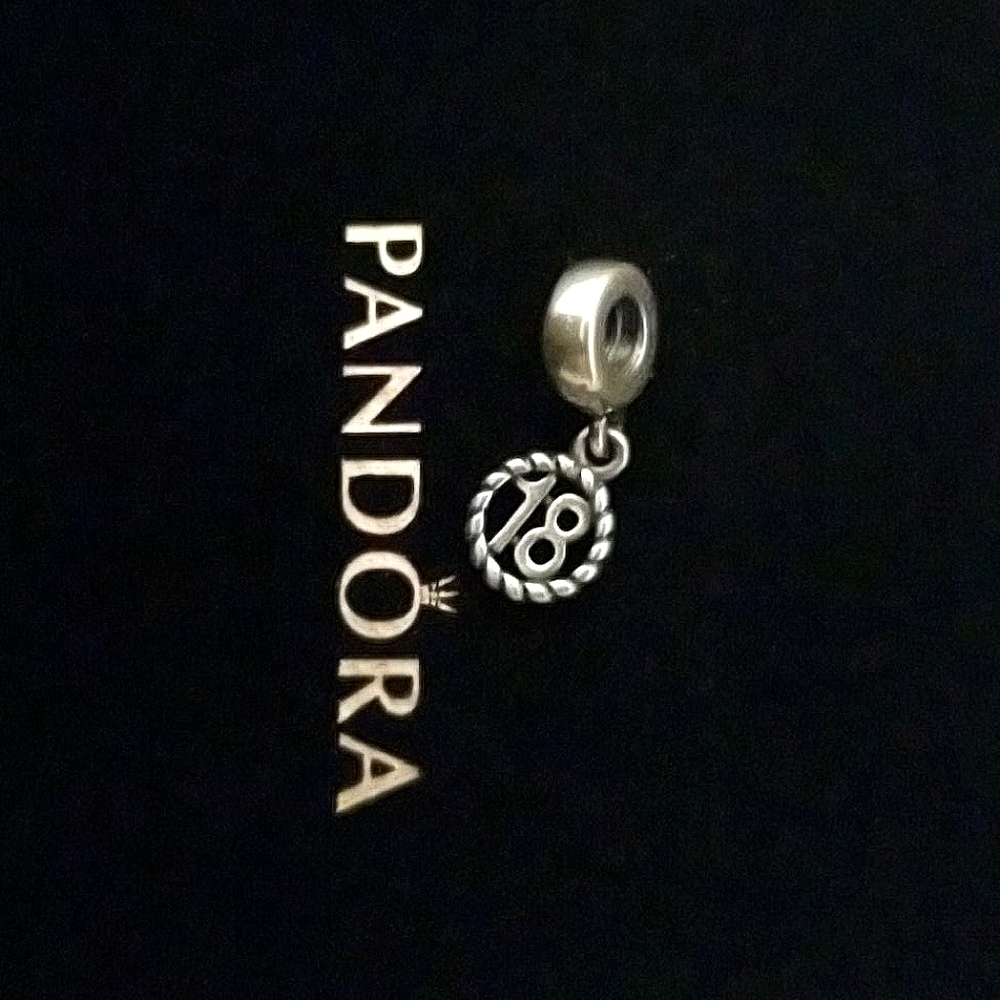 Pandora 18th birthday charm
